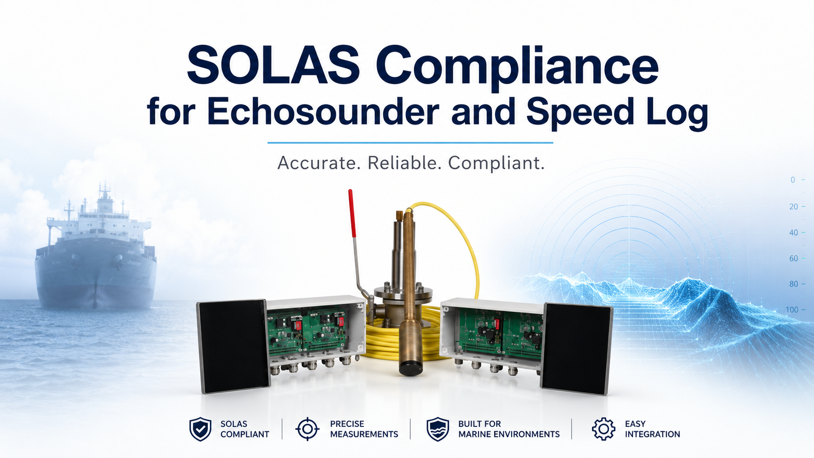 SOLAS Compliance for Echosounder and Speed Log